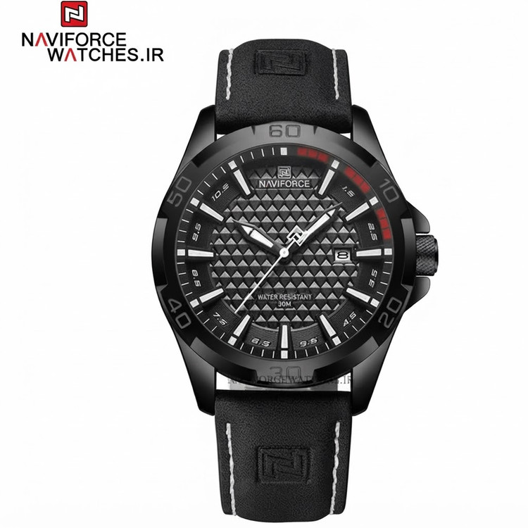ساعت مچی مردانه نیوی فورس مدل NF8023 B/W/B